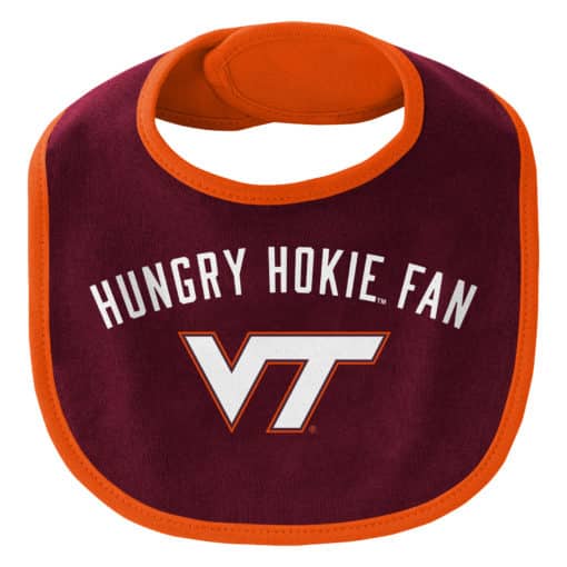 Virginia Tech Hokies Baby Orange 3 Piece Creeper Set - Image 2