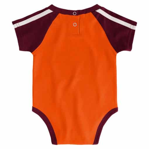 Virginia Tech Hokies Baby Orange 3 Piece Creeper Set - Image 4
