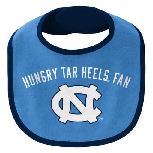 North Carolina Tar Heels Baby Blue 3 Piece Creeper Set - Image 2
