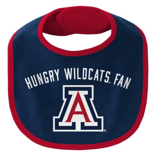 Arizona Wildcats Baby Red Navy 3 Piece Creeper Set - Image 2