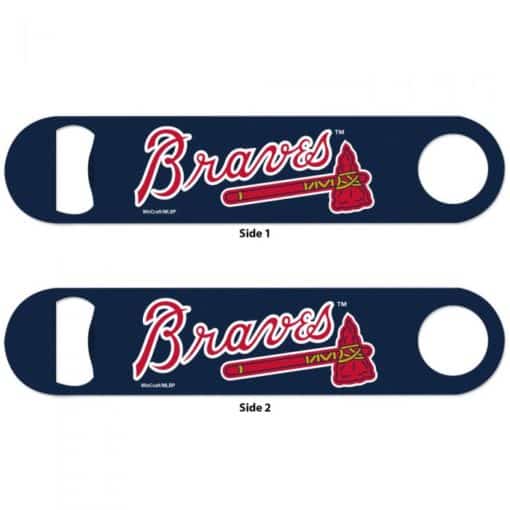 Atlanta Braves Navy Metal Bottle Opener 2-Sided