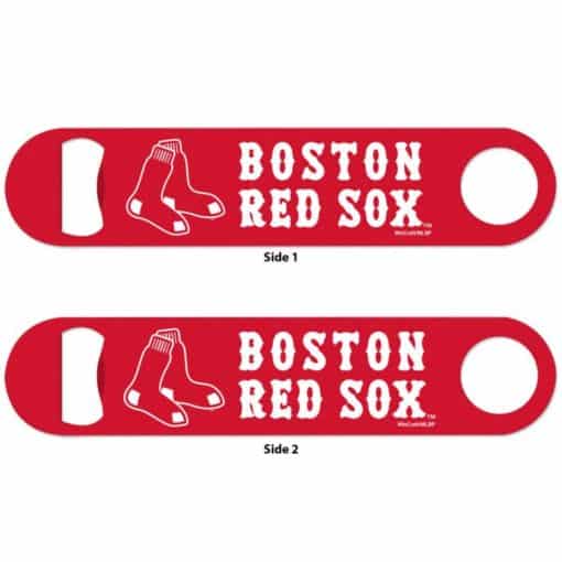 Boston Red Sox Red Metal Bottle Opener 2-Sided