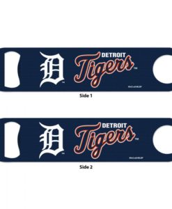 Detroit Tigers Navy Metal Bottle Opener 2-Sided