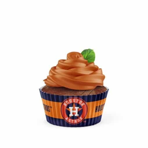 Houston Astros Baking Cups Large 50 Pack