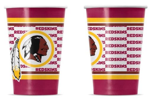 Washington Redskins Disposable Paper Cups