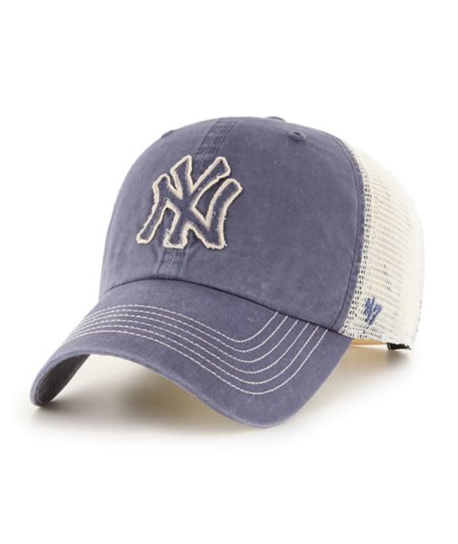 New York Yankees 47 Brand Hudson Portal Clean Up Mesh Snapback Hat