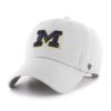 Michigan Wolverines 47 Brand Gray Clean Up Adjustable Hat