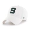 Michigan State Spartans 47 Brand S White Clean Up Adjustable Hat