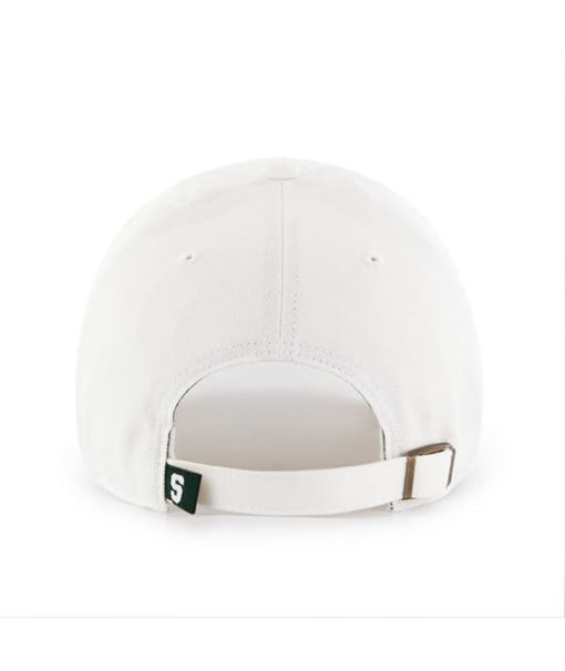 Michigan State Spartans 47 Brand S White Clean Up Adjustable Hat - Image 2