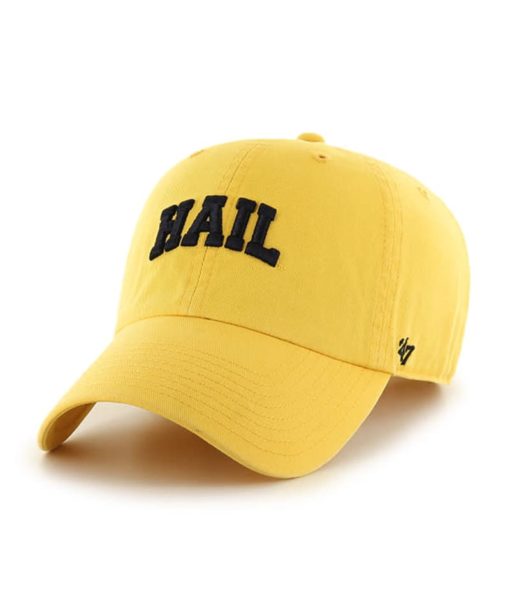 Michigan Wolverines 47 Brand Hail Yellow Clean Up Adjustable Hat