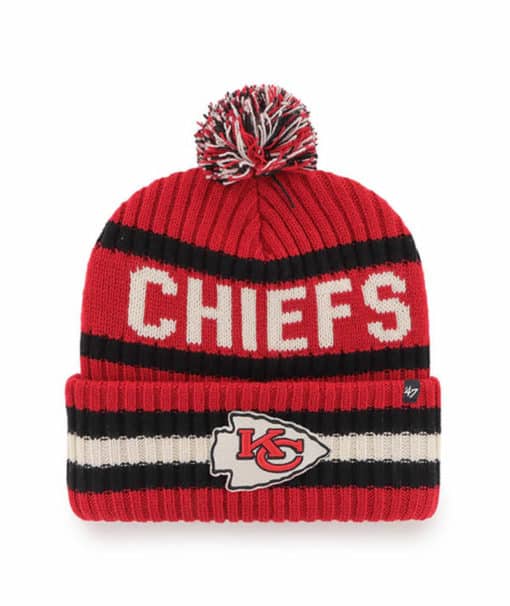 Kansas City Chiefs 47 Brand Bering Red Cuff Knit Hat