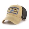 Detroit Lions 47 Brand Khaki Gaudet Trawler Clean Up Mesh Snapback Hat