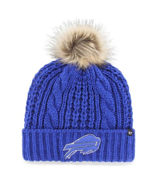 Buffalo Bills Women's 47 Brand Blue Meeko Cuff Knit Hat