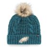 Philadelphia Eagles Women's 47 Brand Pacific Green Meeko Cuff Knit Hat