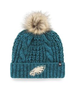 Philadelphia Eagles Women's 47 Brand Pacific Green Meeko Cuff Knit Hat