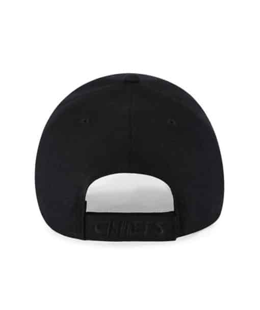 Kansas City Chiefs 47 Brand All Black MVP Adjustable Hat - Image 2