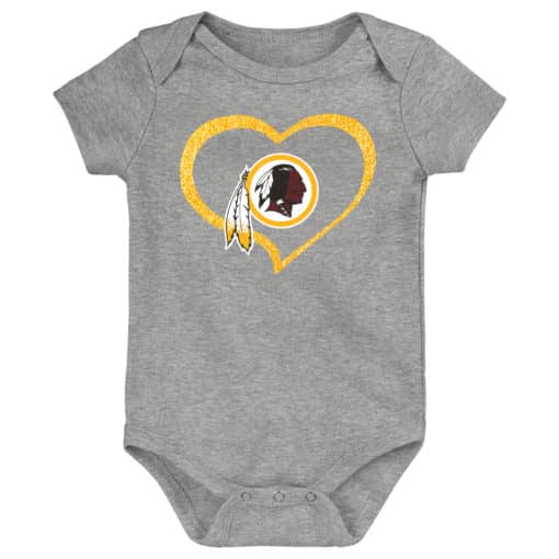 Washington Redskins Baby Girls 3 Piece Creeper Set - Image 3