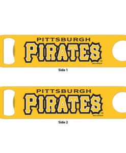 Pittsburgh Pirates Yellow Metal Bottle Opener 2-Sided