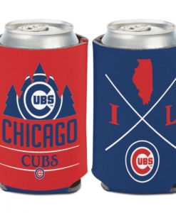 Chicago Cubs 12 oz Blue Red Hipster Can Cooler Holder