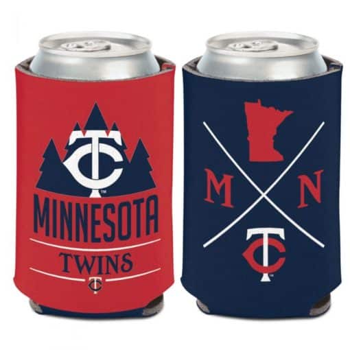 Minnesota Twins 12 oz Red Navy Hipster Can Cooler Holder