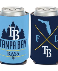 Tampa Bay Rays 12 oz Blue Hipster Can Cooler Holder