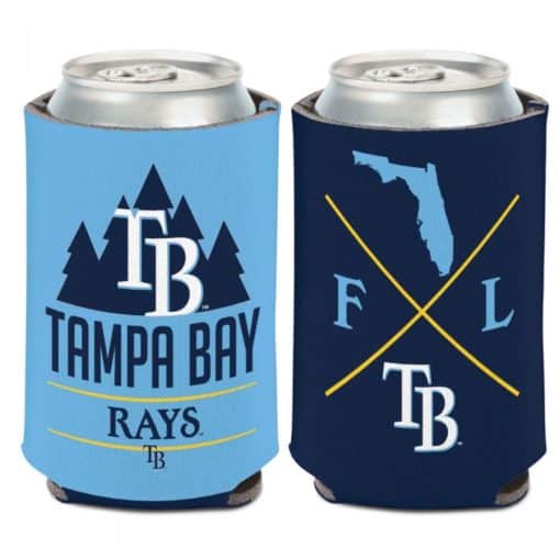 Tampa Bay Rays 12 oz Blue Hipster Can Cooler Holder