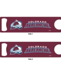 Colorado Avalanche Burgundy Metal Bottle Opener 2-Sided