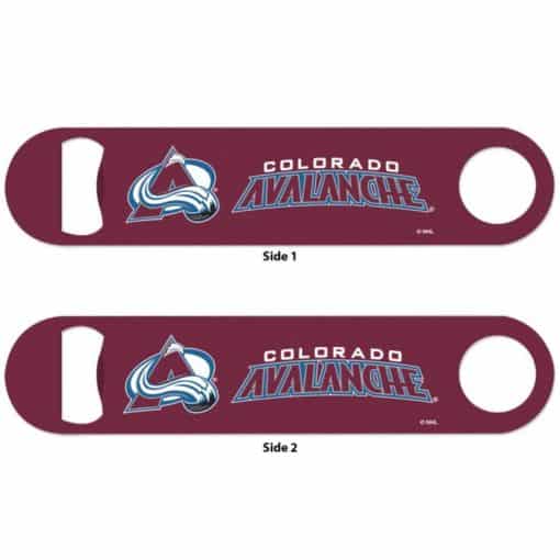 Colorado Avalanche Burgundy Metal Bottle Opener 2-Sided