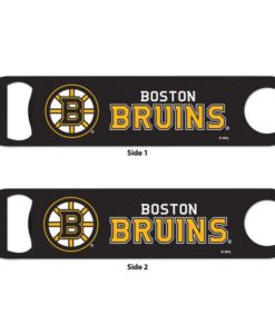 Boston Bruins Black Metal Bottle Opener 2-Sided