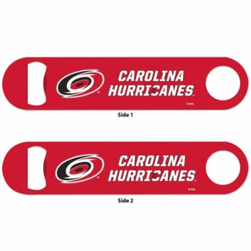 Carolina Hurricanes Red Metal Bottle Opener 2-Sided