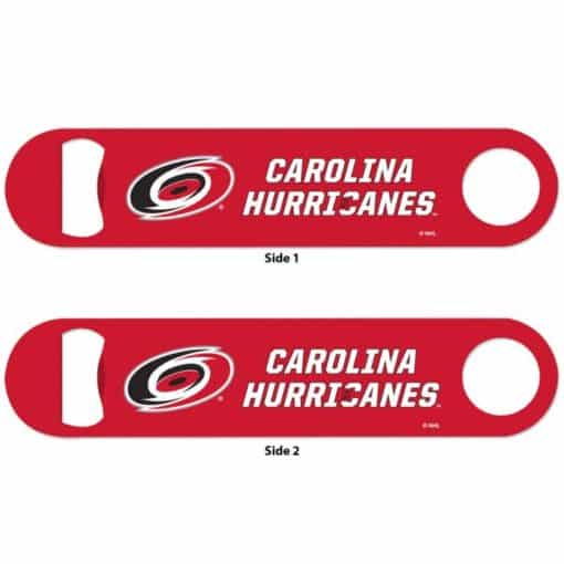 Carolina Hurricanes Red Metal Bottle Opener 2-Sided