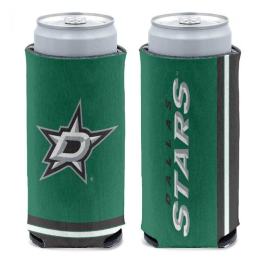 Dallas Stars 12 oz Green Slim Can Cooler Holder