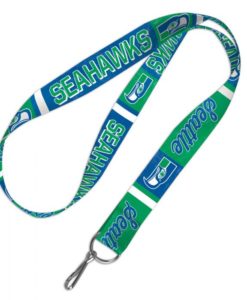 Seattle Seahawks Retro Lanyard