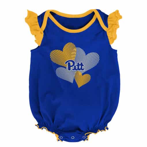 Pittsburgh Pitt Panthers Baby Girl 2 Pack Onesie Creeper Set - Image 2