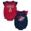 Arizona Wildcats Baby Girl 2 Pack Onesie Creeper Set