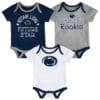 Penn State Nittany Lions Baby 3 Pack Future Star Onesie Creeper Set