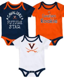 Virginia Cavaliers Baby 3 Pack Future Star Onesie Creeper Set