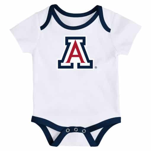 Arizona Wildcats Baby 3 Pack Future Star Onesie Creeper Set - Image 4