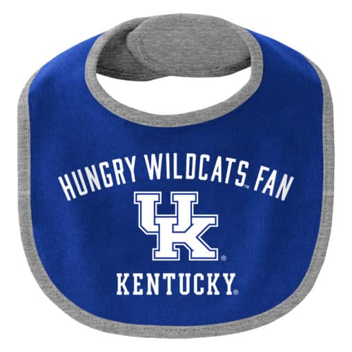 Kentucky Wildcats Baby Gray Blue 3 Piece Creeper Set - Image 2