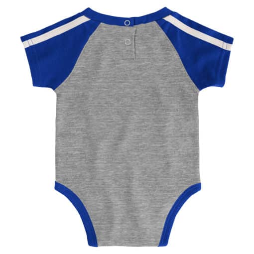 Kentucky Wildcats Baby Gray Blue 3 Piece Creeper Set - Image 4