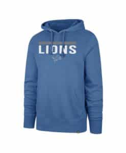Detroit Lions 47 Brand Men's Blue Raz Headline Pullover Hoodie