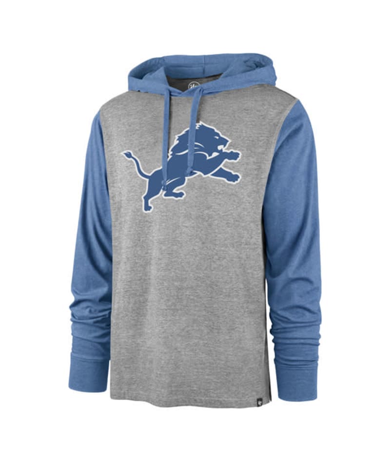 Detroit Lions 47 Brand Men's Slate Gray Club Pullover Hoodie - Detroit ...