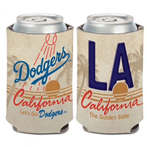 Los Angeles Dodgers 12 oz State Plate Can Cooler Holder