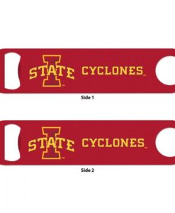 Iowa State Cyclones Red Metal Bottle Opener 2-Sided
