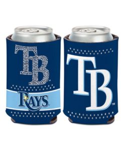 Tampa Bay Rays 12 oz Blue Bling Can Cooler Holder