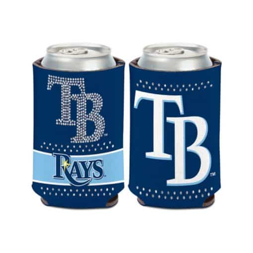 Tampa Bay Rays 12 oz Blue Bling Can Cooler Holder