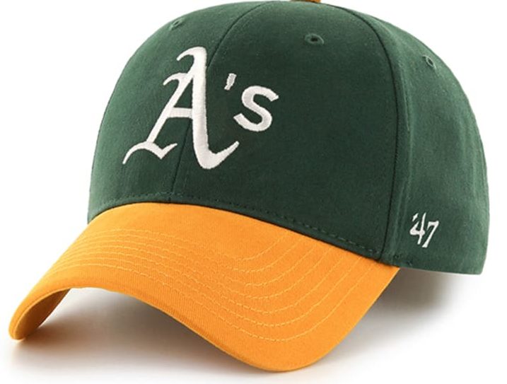 Oakland Athletics Infant Baby 47 Brand Green MVP Stretch Fit Hat