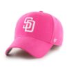 San Diego Padres YOUTH Girls 47 Brand Pink MVP Adjustable Hat