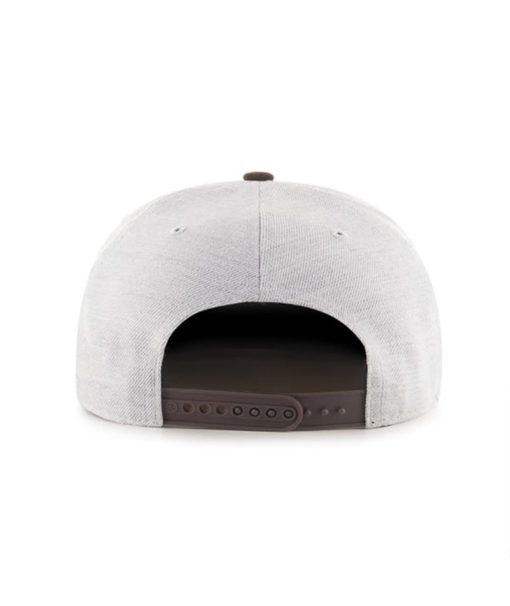 San Diego Padres 47 Brand Script Gray Brown Captain Snapback Hat - Image 2