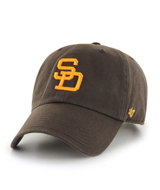 San Diego Padres 47 Brand Cooperstown Brown Clean Up Adjustable Hat